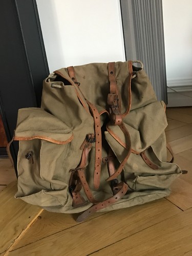 Ancien sac militaire chasseur - militaire,