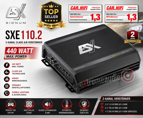 Esx sxe110 signum 2ch amp - amp, 2