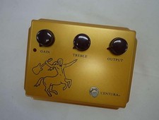 Pédale D'Effets De Guitare Overdrive Ceriatone Centura Or Mat Utilisée Du Japon