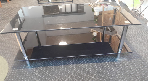 Table basse salon verre - basse, en