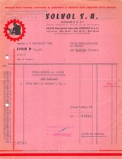 1965 PRODUITS POUR FONDERIE EXOTHERMIE LUBRIFIANTS ET PRODUITS POUR L INDUSTR