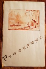 ● Scoutisme programme 1933 Troupe Albert de Mun Villefranche sur Saone - Théâtre