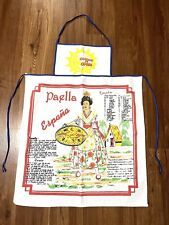 Recuerdo de España Receta Paella Apron - Paella Recipe Apron