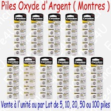 Piles SR Oxyde d'argent 1,55V