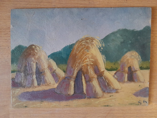 Peinture ancienne - peinture,
