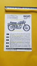 1970 Ducati 450 Mark 3 DESMO Original Brochure ITALIAN Motorcycle Brochure