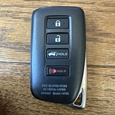 OEM LEXUS RX350 RX450 LX570 SMART KEY REMOTE FOB  HYQ14FBB BLACK LOGO UNLOCKED