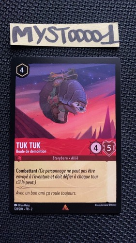 Carte lorcana disney tcg tuk - lorcana,