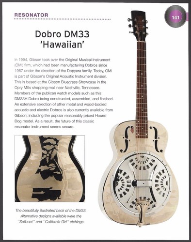Dobro resonator dm33 hawaiian - resonator,