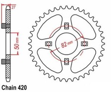 Roue a Chaîne 35 Dents