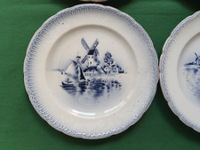 St Amandinoise St Amand 6 Assiettes à Dessert anciennes (1ère moitié du  XX ème)