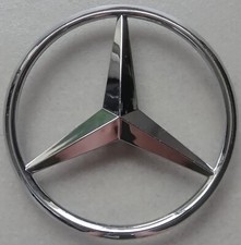 Logo Emblème Mercedes Étoile Chromé coffre 2017-2025 82mm W213 Classe E
