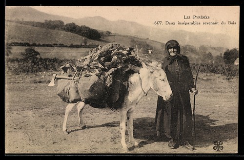 Cpa les pyrénées - les, pyrénées,
