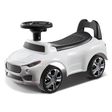 VEVOR Voiture à pousser porteur pour tout-petits garçon fille 1-3 ans blanc