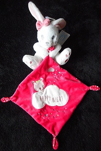 Doudou simba lapin blanc - simba,