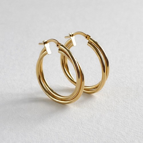 Boucles oreilles double - boucles,