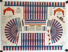 CIRQUE AMAR - CUTTING BOARD - ANTIQUE TOY - VERY RARE - C. 1950