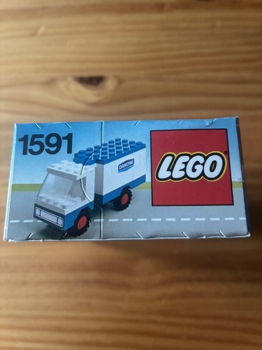 Lego 1591 danone truck - danone, 1980