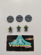 Citadel Warhammer 80s Blood Bowl Halfling X3 Metal Vintage Figure 