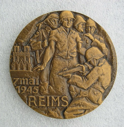 Medaille reims mai 1945 - reims,