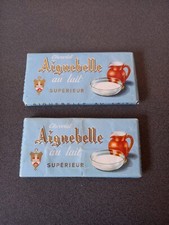 2 ANTIQUE CHOCOLATE AQUUEBELLE FAKE PLV PUB TABLETS