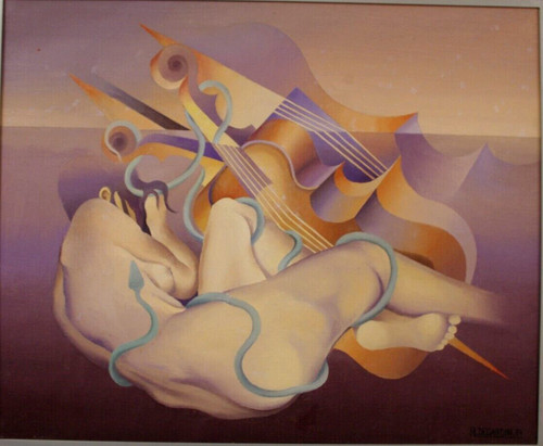 Huile sur toile - 1984, raymond