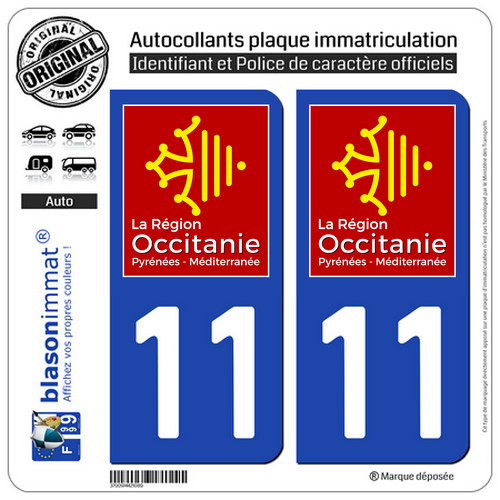 Stickers autocollant plaque - 2,