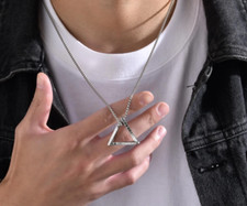 Collier Acier Homme Pendentif