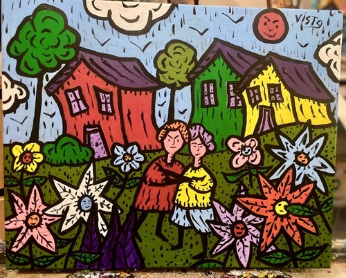 Les trolls jardin - trolls, au