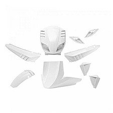 Kit carénage tuning TNT pour scooter MBK 50 Stunt 9 pièces blanc Neuf