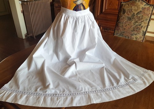 Tablier coton blanc - tablier,