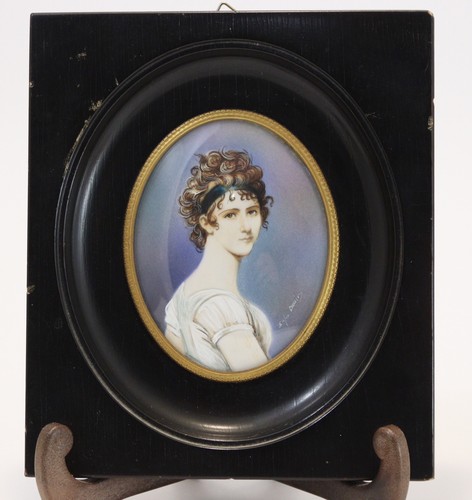 Peinture miniature xixème - peinture,