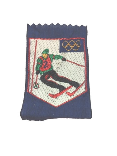 écusson tissé ski alpin - tissé,