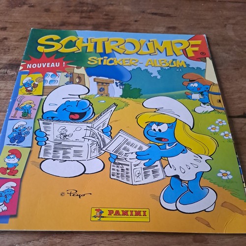 Schtroumpf sticker album - sticker,