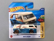 🇩🇪 VW T3 CUSTOM . Hot Wheels 2025. Peak Pursuit. Réf : JBB21. - Beige et Bleu.