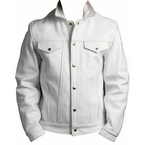 Homme cuir camionneur veste - homme,