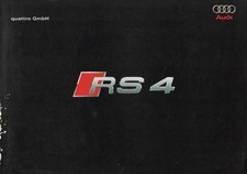 ▄▀▄ Brochure AUDI RS4