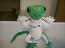 Geico Gecko Lizard Plush Promotional Stuffed Animal Advertising 8 Inch