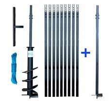 Tarière 180mm/10m Perceuse de Puits Puits de Forage Chignole + foret d'argile !!