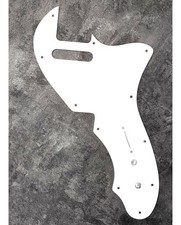 Pickguard fin Blanc 1 ply pour