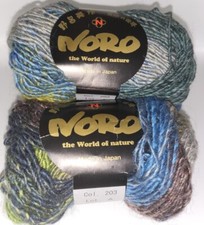 3 SKEINS/BALLS OF NORO SILK