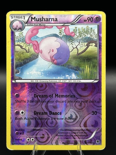 Pokemon musharna 119 - 40/119, rare