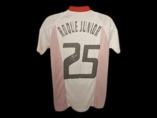 Roque Junior A.C Milan Signed 2003 Champions League Final Football Shirt COA