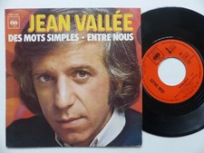 Jean Vallée – Des Mots Simples • Entre Nous    CBS 3192 