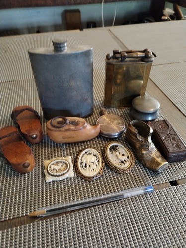 Lot objets brocante - d, brocante,
