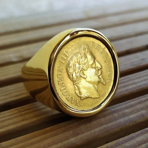 Bague chevalière francs - chevalière, 10
