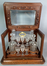 Ancienne cave à liqueur bois