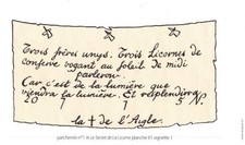 NEUF/TINTIN/ LE SECRET DE LA LICORNE /Parchemin - Hachette 01