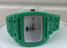 Vestal Destroyer Watch Men Women Green 43mm Rectangle Dial New Battery 6"