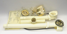 GEBERIT Waste and Overflow 1.5" Tubular Rotary Tub Drain Gold 150.156 Whirlpool